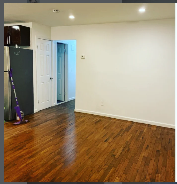 Living Room Painting + Floor Polishing and Stripping in Long Island, NY