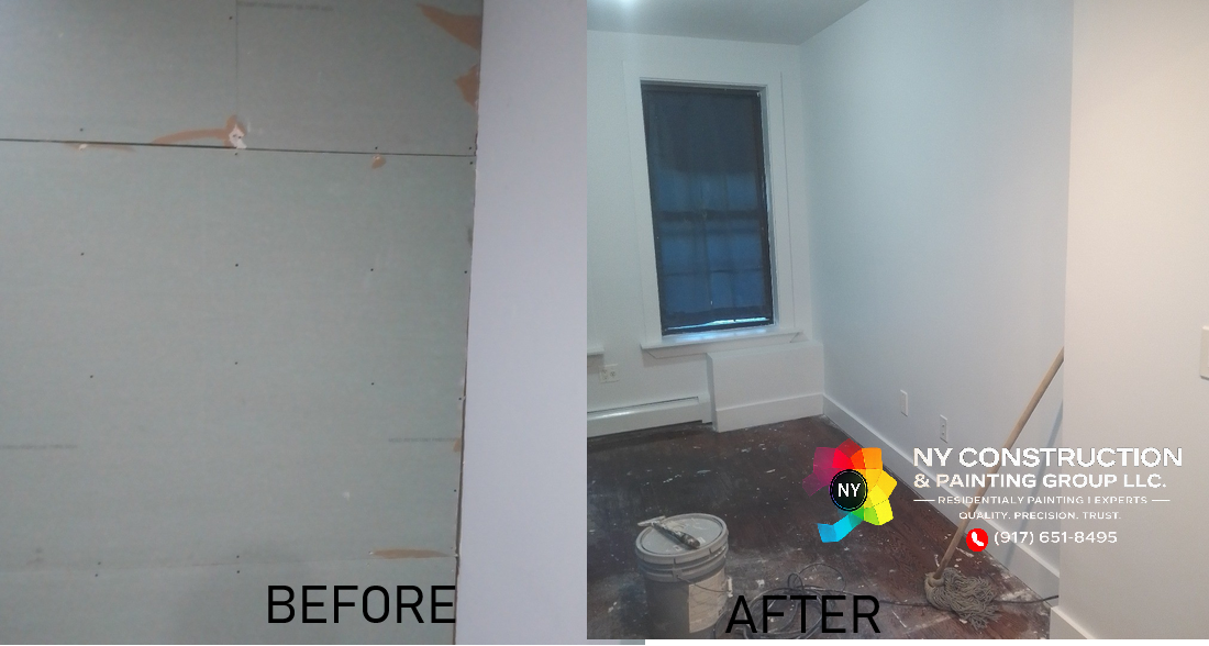 Full Drywall install and Apartment Painting & Trims in Brooklyn, NY